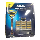 80350432 Gillette Pro Glide Shield Mens Razor Blades 13 Blade Refills
