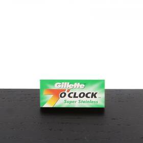 Rb-gil-050-p Gillette 7 Oftclock Super Stainless Double Edge Razor Blades Green