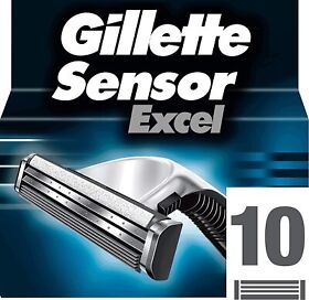 Gillette Sensor Excel Razor Cartridges 10 Count