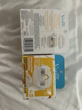 02024 Gillette Venus 2new Moistureglide Hydraglisse 5-blade Razor Refills 4 Pack Women