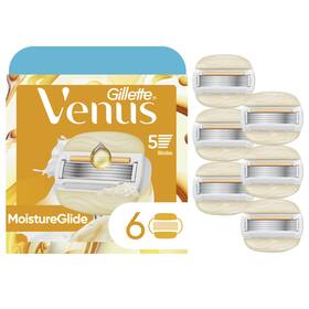 Gillette Venus 047400696709 Moistureglide Womens Razor Blades With Built-in Shave Gel Bars 6 Raz