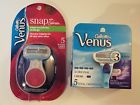 Gillette Venus 2 New-gillette 5 Total Cartridges-blades Snap With Embrace On The Go 047400539563