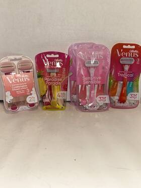 Gillette Venus 2271788 Simply Disposable Razor Lot Of 5 Scented Sensitive Comfort Glide