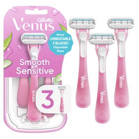 31389 Gillette Venus Sensitive Womens Disposable Razors - Single Package Of 3