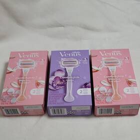 4195a1742o Gillette Venus Comfortglide White Tea And Freesia 3-blade Womens Razors 3-pack
