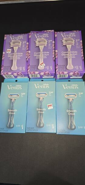 5042811422 Gillette Venus Womens Razors Comfortglide Freesia And Smooth Doux Lot Of 6