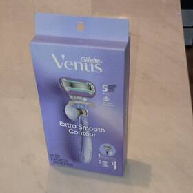 5328a17400 Gillette Venus Extra Smooth Contour Razor 5 Blades 2 Cartridges Shower Holder