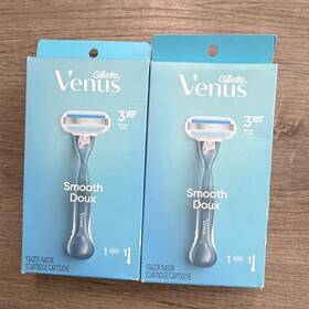 602694 Gillette Venus Smooth Doux Women S 3-blade Razor 1 Handle 2 Pack 602694 Gillette Venus Smooth Doux Women S 3-blade Razor 1 Handle 2 Pack