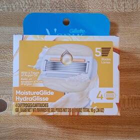 69662 Gillette Venus Moistureglide Hydraglisse Razor Refills 5-blade 4 Cartridges