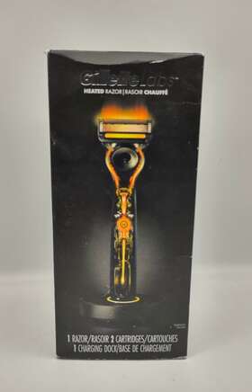 Gl488 Gillettelabs Gillette Labs Heated Razor Starter Kit - 1 Handle 2 Blade Refills Open Box
