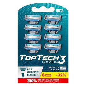 Global 313049960960 Razor 3 For Men - Replaceable Cartridges Manual Shaving 3-blade Tech