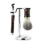 Gm18336 Faux Tortoise Handle Shaving Set Razor 797140570073