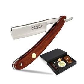 Sw61 Gold Dollar Straight Razor Wooden Handle Retro Shaving For Men And Barber Shavi Sw61 Gold Dollar Straight Razor Wooden Handle Retro Shaving For Men And Barber Shavi