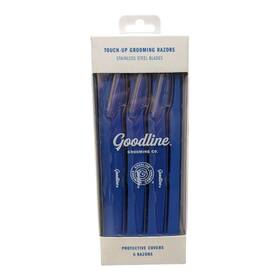 Goodline Grooming Co. 050428451793 - Touch-up Razors Stainless Steel Blades 6pk