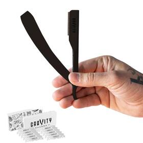 Gravity Razors 729205434488 Professional Straight Razor Kit Ultra Exposure Includes 10