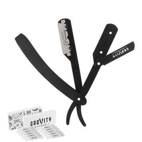 Gravity Razors 729205468162 Professional Straight Razor Kit 1 Count Pack Of Black