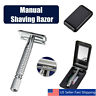 Gvm5146785 Manual Chrome Long Handle Mens Barber Shaving Safety Blade Razor
