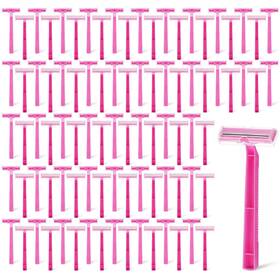 Te-hanaive-1604 Hanaive Womens Disposable Razors Bulk Twin Blade Stainless Steel