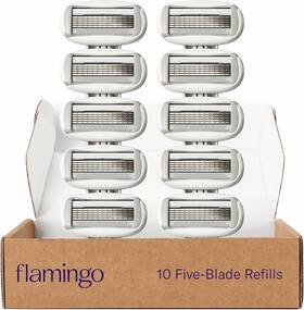 Harrys 313035797761 Flamingo Womens Razor 5-blade Refills - Razors For Women 10ct
