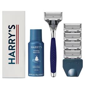 Harrys 313038134129 Shaving Kit For Men - Razor Handle 5 Blade Refills Foaming Shave