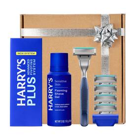 Harrys 445034770728 Plus Shaving Kit For Men - Gift Box With Premium Handle 5 Razor Blade