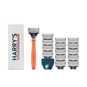 Harrys 744759124241 Shaving Kit For Men - Razor Handle 15 Blade Refills And Travel B