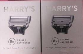 Harrys 762223530688 2 Boxes Of New 5 Blade Mens Razor Refills 8 Count 16
