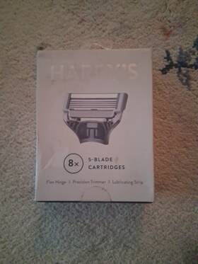 Harrys 763714559331 8x 5-blades Cartridges - Olive Green