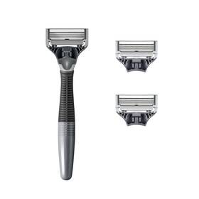 Harrys 810006477788 Shaving Razors For Men Includes 3 Razor Blade Refills Charcoal