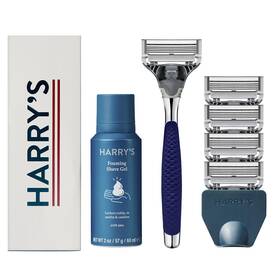 Harrys 840317400489 Shaving Kit For Men - Razor Handle 5 Blade Refills Foaming Shav