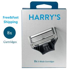 Harrys 992962598025 Mens 5-blade Razor Blade Refills 8 Count New