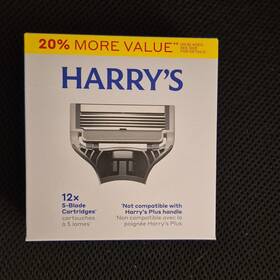 Bc5274 Harrys 5-blade Razor Refill Cartridges German Steel 12 Pack For Men Face