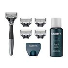 Harrys Razors For Men Mens Razor Set With 5 Blade Refills Travel