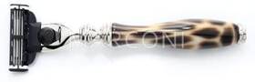 Haryali London 060364509743 5 Edge Shaving Razor With Luxury Resin Handle Beard And Mustache Safety