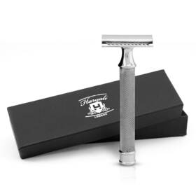 Rz-de-ss8 Haryali London Double Edge Safety Razor For Men And Women Stainless Steel Non-slip
