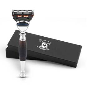 Rz-f5-bs-4mn Haryali London Ergonomic 5 Edge Razor For Men Easy Women S Body Face Maroon