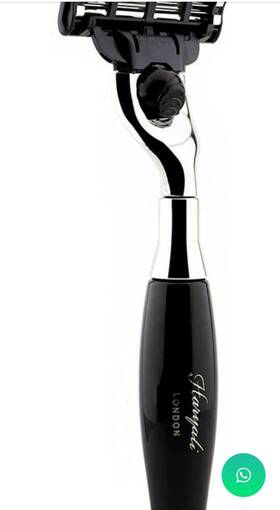 Sd-223 Haryali London Hand Assembled Black 3 Edge Razor Stunning Shaving Sd-223 Haryali London Hand Assembled Black 3 Edge Razor Stunning Shaving