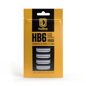 6.90624e Headblade Hb6 Refill Blades - 6 Stainless Steel For No Tugging Or Pulling