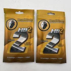 Headblade 690623502045 Hb2 Blade Refill 20 Razor Cartridges Sealed Pkg Nos With 4 Adaptors