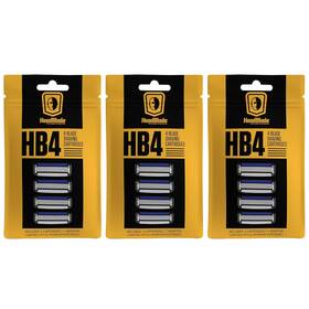 Headblade 705353047398 Hb4 Refill Shaving Razor Blades 12 3 Pack Stainless Steel