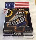 Headblade New Hb4 Refill Replacement Blades Ultimate Head Shave 4 Cartridge 690623504049