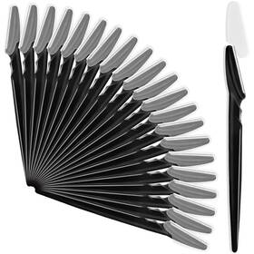 21778 Hfatmos 21 Pcs Eyebrow Razors Face Multipurpose Exfoliating Black