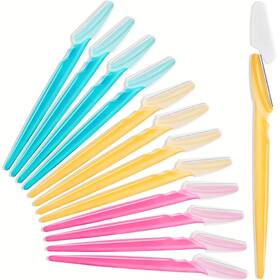 Hfatmos 705353864773 12 Pcs Eyebrow Razor Multipurpose Exfoliating Dermaplaning Tool For Face Facia