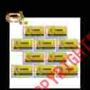 Hi-stainless Feather 80 Blades Razor New Double Edge Platinum Coated Blade