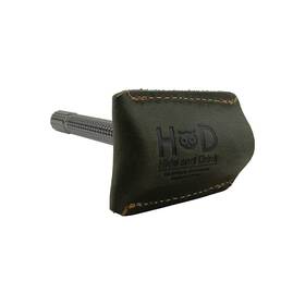 Hide & Drink 810015492024 And Leather Double Edge Safety Razor Head Protective Sheath Shav Inch