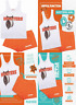 Hjco2021tv-white-orangel-ca Ripple Junction Hooters Girl Outfit Costume Large 696732450031