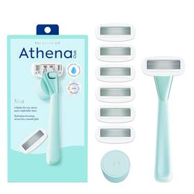 Holdings Inc. 313104943976 Women S Razor Kit 5-blade Cartridge For Sensitive Skin Serum-infused Bla