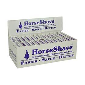 Horse Shave 313098622604 Disposable Grooming Razor. Easier Safer Better 6-pack