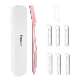 Huauoo 850063675765 Dermaplane Razor For Women Face Stainless Steel Handle With 6 Replaceable