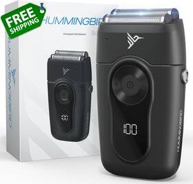 Hbfs-001-blk Hummingbird Mk2 Compact Foil Shaver No Nick Cut Razor Burn Face